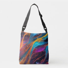 Galactische wervelingen crossbody tas