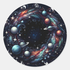 Galactische wervelkrans Sticker
