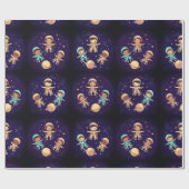 Galactische wielen inpakpapier (Vlak)