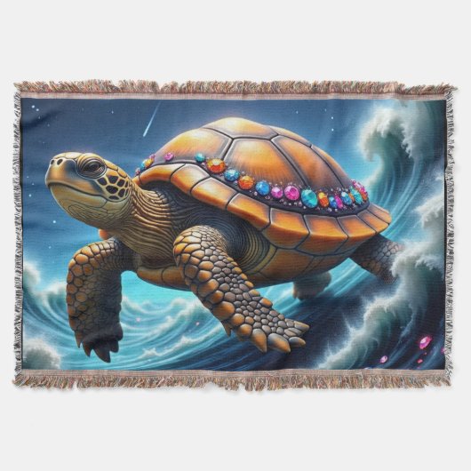 galactische Zee schildpad Deken (Voorkant)