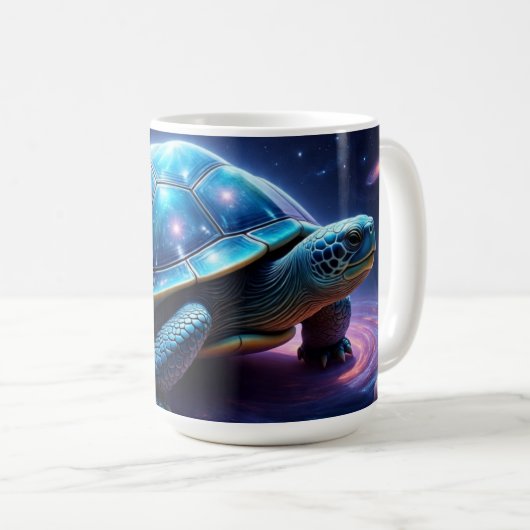 galactische Zee schildpad Koffiemok (Voorkant rechts)