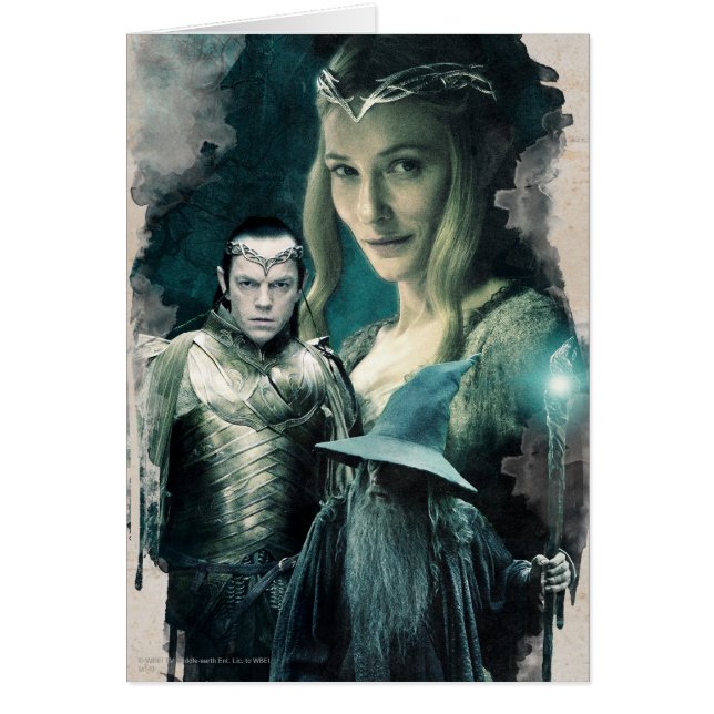 Galadriel, ELROND™ en Gandalf grafische kaart (Voorkant)