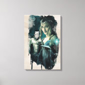 Galadriel, ELROND™ en Gandalf grafische kaart Canvas Afdruk (Voorkant)