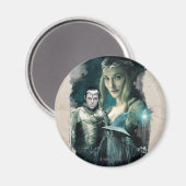 Galadriel, ELROND™ en Gandalf grafische kaart Magneet (Voorkant / Achterkant)