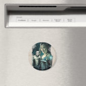 Galadriel, ELROND™ en Gandalf grafische kaart Magneet (Insitu (Vaatwasser))