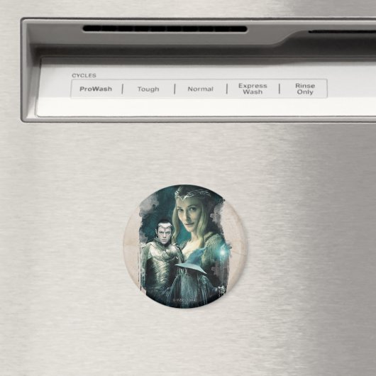 Galadriel, ELROND™ en Gandalf grafische kaart Magneet (Insitu (Vaatwasser))