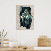 Galadriel, ELROND™ en Gandalf grafische kaart Poster (Keuken)