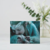 Galadriel Kisses Gandalf Briefkaart (Staand voorkant)