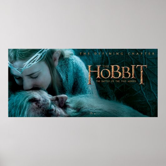 Galadriel Kisses Gandalf Poster (Voorkant)