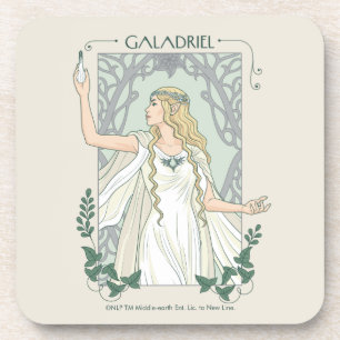 Galadriel Licht van Valinor Grafisch Bier Onderzetter