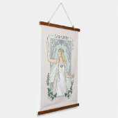 Galadriel Licht van Valinor Grafisch Hangend Wandkleed (Gebogen)