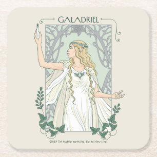 Galadriel Licht van Valinor Grafisch Kartonnen Onderzetters