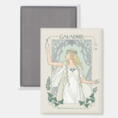 Galadriel Licht van Valinor Grafisch Magneet (Voorkant / Achterkant)