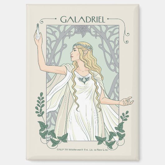 Galadriel Licht van Valinor Grafisch Magneet (Voorkant)