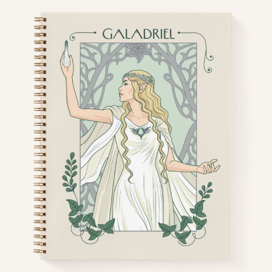 Galadriel Licht van Valinor Grafisch Notitieboek (Voorkant)