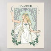 Galadriel Licht van Valinor Grafisch Poster (Voorkant)