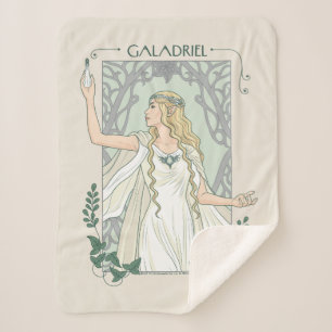 Galadriel Licht van Valinor Grafisch Sherpa Deken