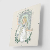 Galadriel Licht van Valinor Grafisch Vierkante Klok (Hoek)