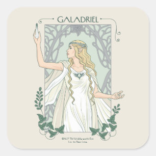 Galadriel Licht van Valinor Grafisch Vierkante Sticker