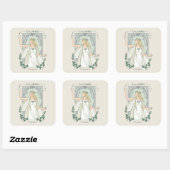 Galadriel Licht van Valinor Grafisch Vierkante Sticker (Vel)