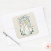 Galadriel Licht van Valinor Grafisch Vierkante Sticker (Envelop)