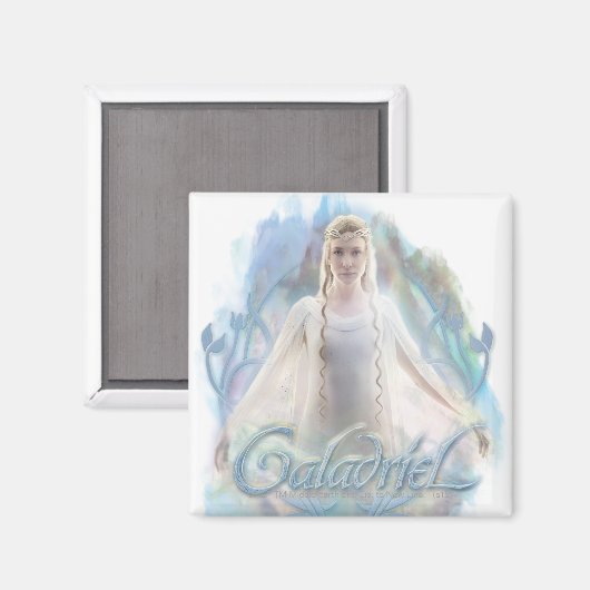 Galadriel met naam magneet (Voorkant / Achterkant)
