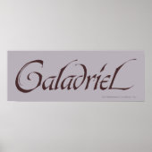 Galadriel Name Solid Poster (Voorkant)