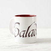 Galadriel Name Solid Tweekleurige Koffiemok (Voorkant links)