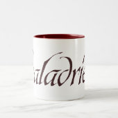 Galadriel Name Solid Tweekleurige Koffiemok (Center)