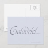 Galadriel Name Textured Briefkaart (Voorkant / Achterkant)