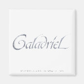 Galadriel Name Textured Magneet (Voorkant)