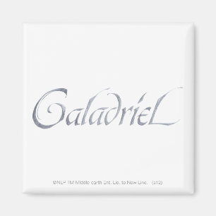 Galadriel Name Textured Magneet