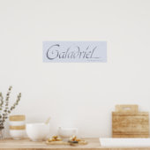 Galadriel Name Textured Poster (Keuken)