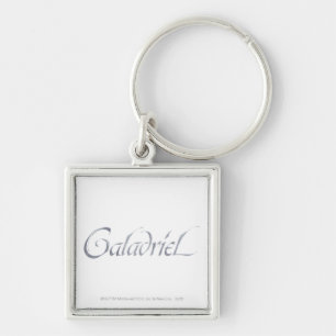 Galadriel Name Textured Sleutelhanger