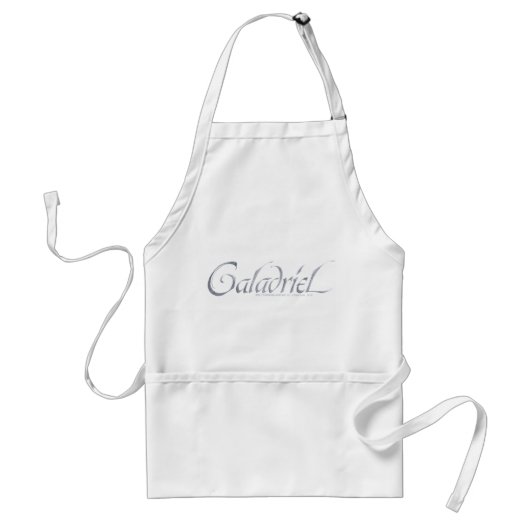 Galadriel Name Textured Standaard Schort (Voorkant)