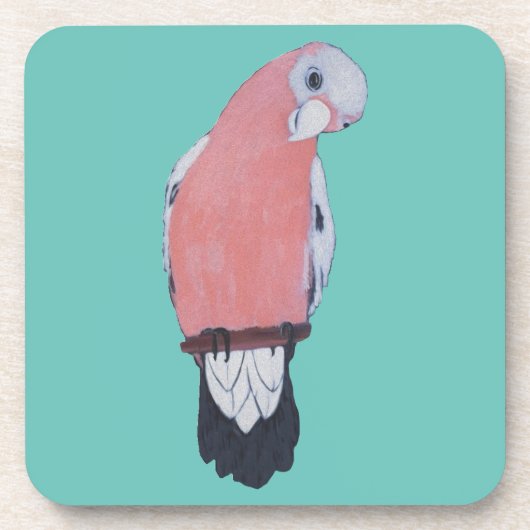 Galah Aqua Bier Onderzetter (Voorkant)