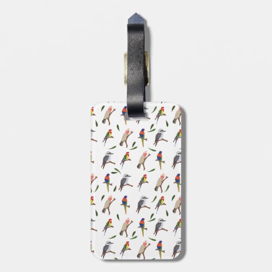 Galah Bagagelabel (Achterkant verticaal)