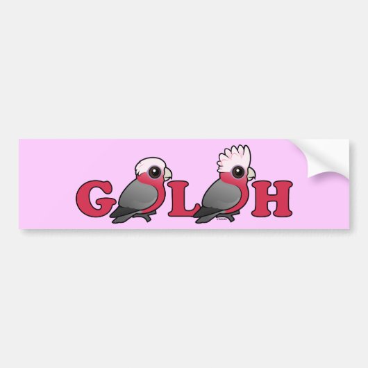 GALAH BUMPERSTICKER (Voorkant)