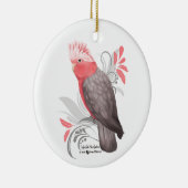 Galah Cockato Keramisch Ornament (Rechts)