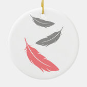 Galah Cockato Keramisch Ornament (Achterkant)