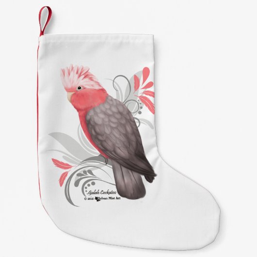 Galah Cockato Kleine Kerstsok (Voorkant)