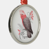 Galah Cockato Metalen Ornament (Rechts)