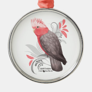 Galah Cockato Metalen Ornament