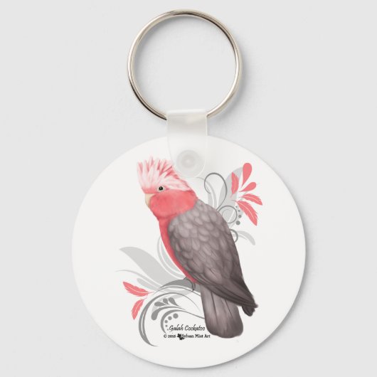 Galah Cockato Sleutelhanger (Voorkant)