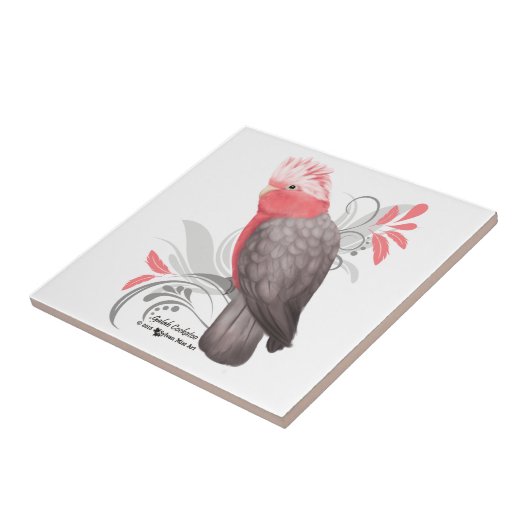 Galah Cockato Tegeltje (Zijkant)
