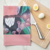 Galah & Gum Noten Roze Theedoek (Quarter Fold)