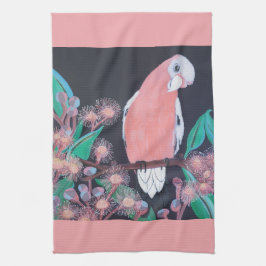 Galah & Gum Noten Roze Theedoek