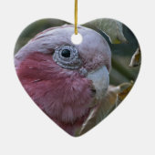 Galah of Roze Borst Kaketoe Keramisch Ornament (Achterkant)