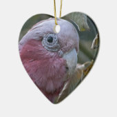 Galah of Roze Borst Kaketoe Keramisch Ornament (Links)