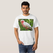 Galah (Roos gekweekt katoenzaad) T-shirt (Voorkant volledig)